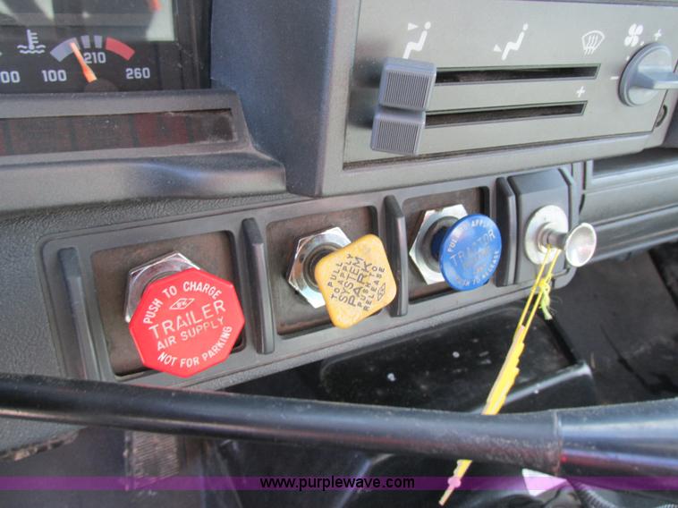 image for item K5094 1997 GMC C7500 flat bed truck with crane