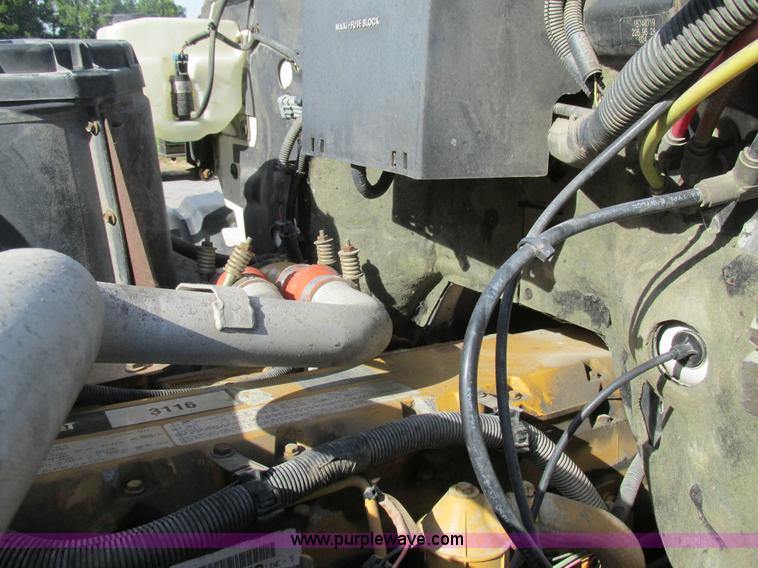 image for item K5094 1997 GMC C7500 flat bed truck with crane