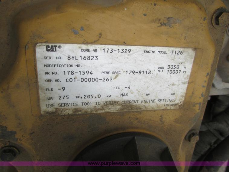 image for item K5100 2000 Sterling L8511 dump truck