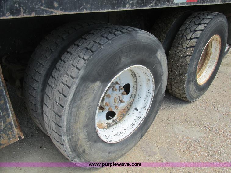 image for item K5108 1999 Freightliner FL112 flatbed truck with crane