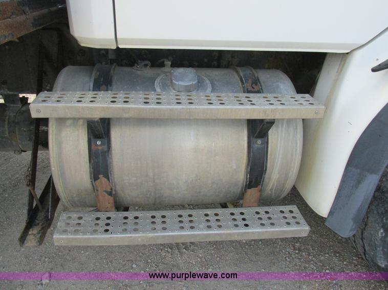 image for item K5108 1999 Freightliner FL112 flatbed truck with crane