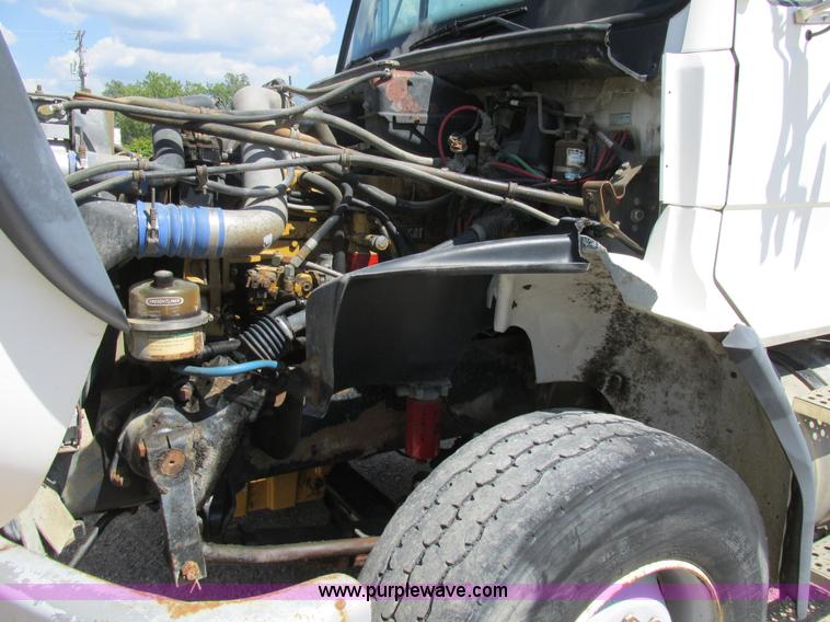 image for item K5108 1999 Freightliner FL112 flatbed truck with crane