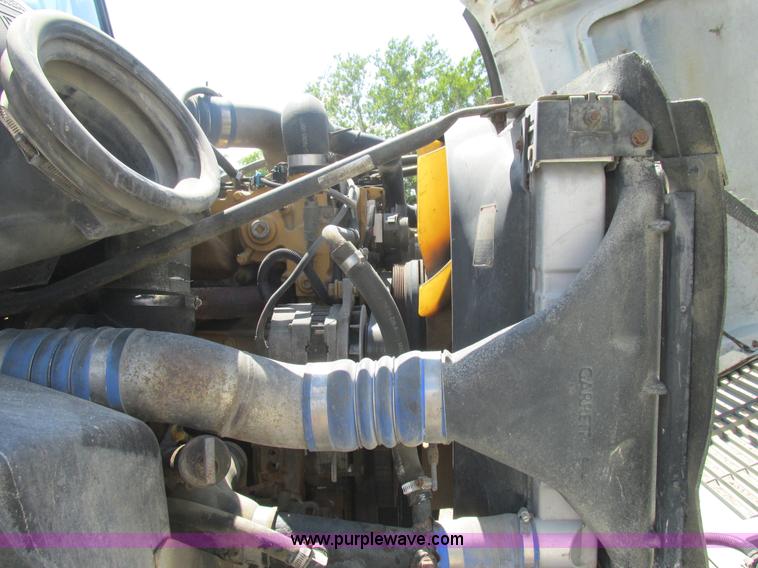 image for item K5108 1999 Freightliner FL112 flatbed truck with crane