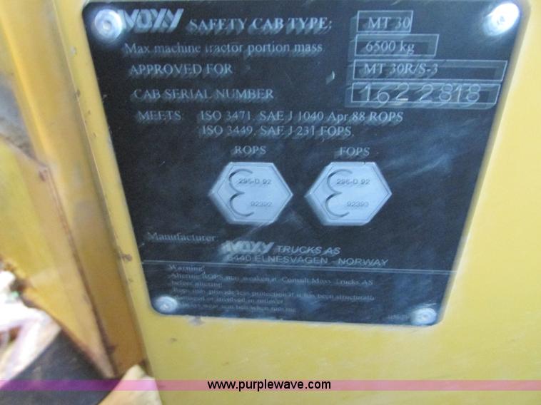 image for item K5146 1995 Moxy MT30S-3 articulated dump truck