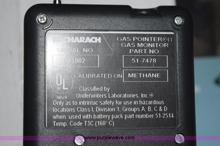 image for item K6080 Bacharach Gas Pointer II