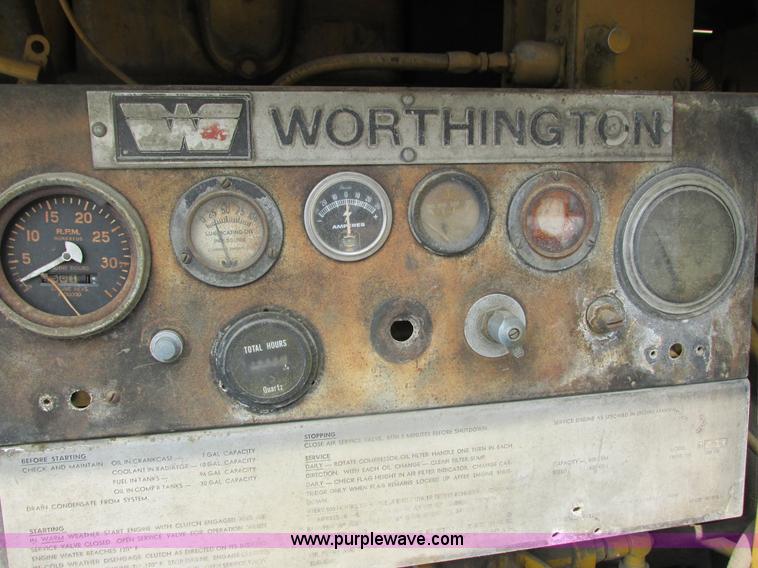 image for item K6619 Worthington 1416 air compressor