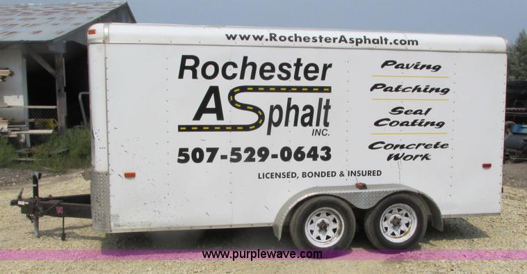 image for item K6620 2008 Forest River enclosed cargo trailer