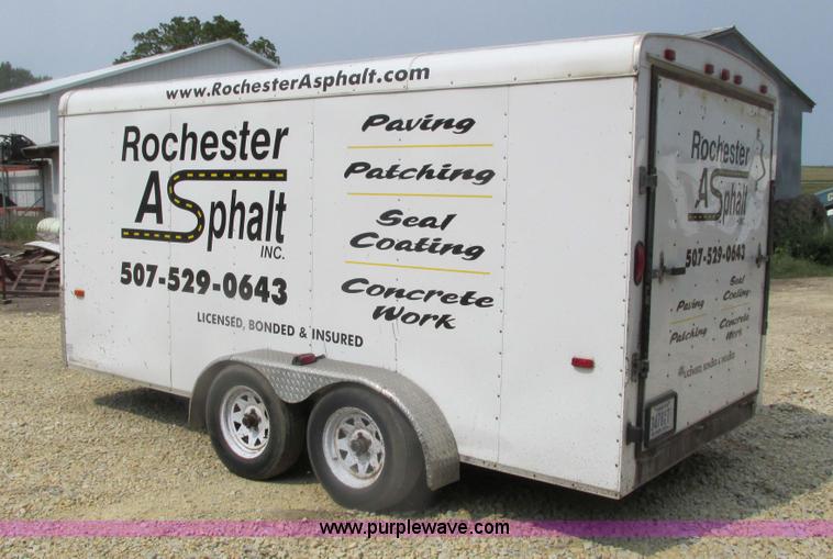 image for item K6620 2008 Forest River enclosed cargo trailer