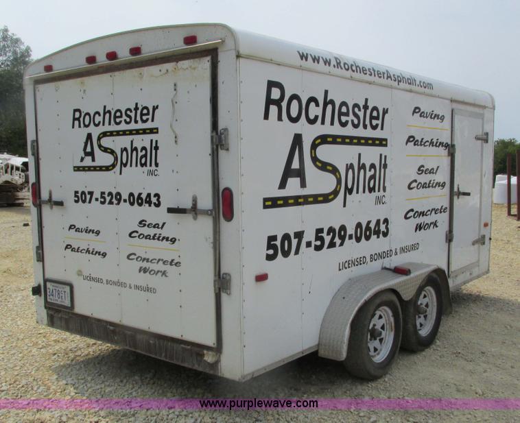 image for item K6620 2008 Forest River enclosed cargo trailer