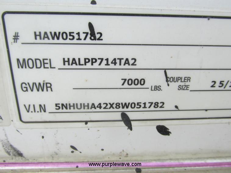 image for item K6620 2008 Forest River enclosed cargo trailer