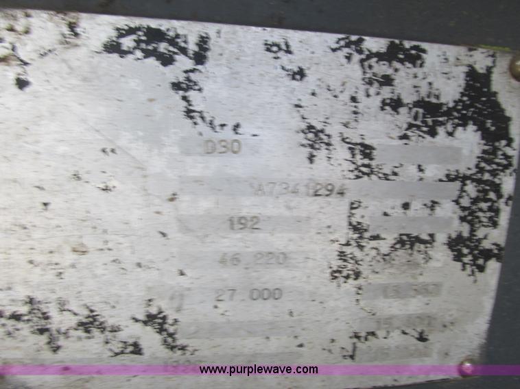 image for item K6621 1998 Terex TA30 haul truck