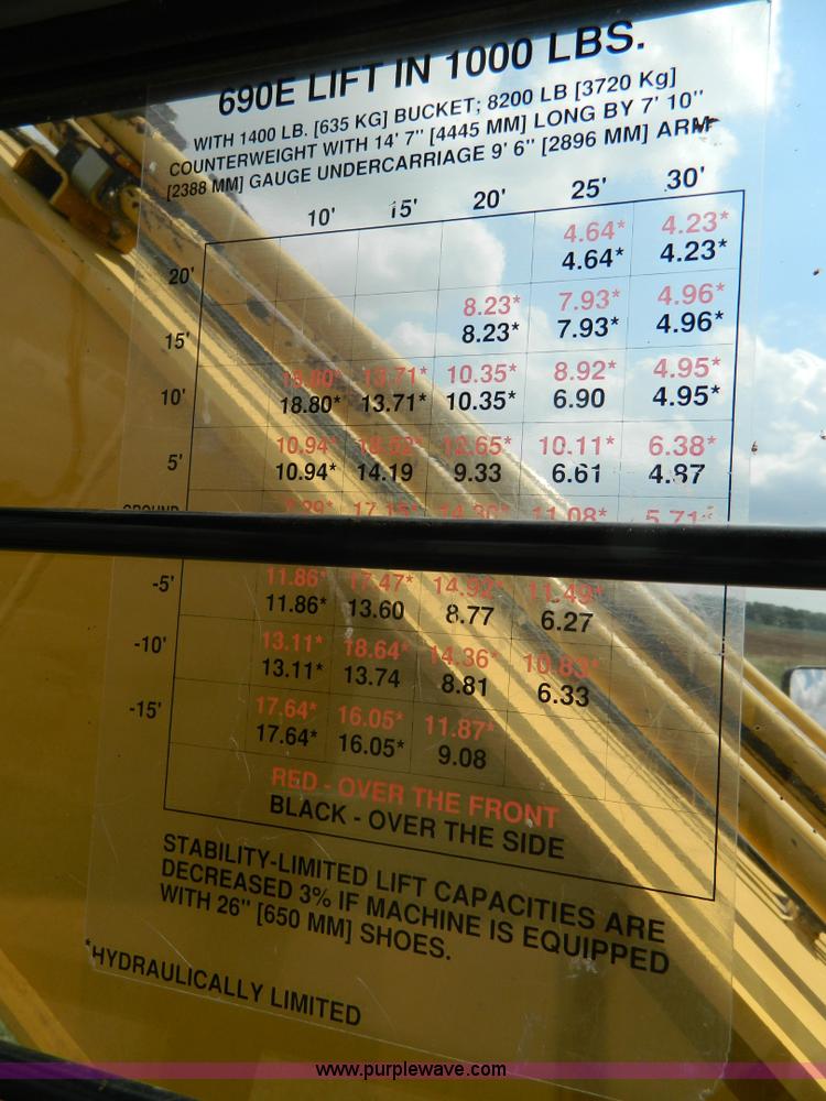 image for item K8173 1994 John Deere 690E LC excavator