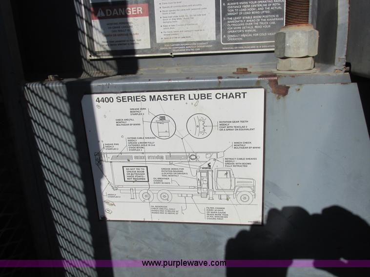 image for item L4015 1993 International 9400 crane truck