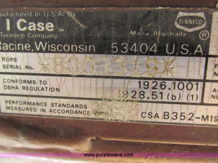 image for item L4050 1989 Case 1550 dozer