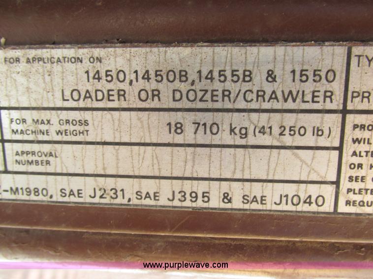 image for item L4050 1989 Case 1550 dozer