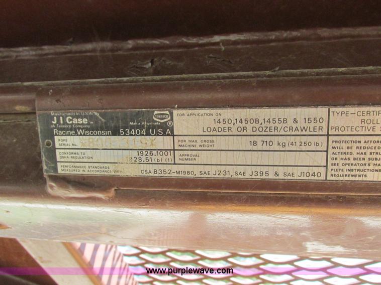 image for item L4050 1989 Case 1550 dozer