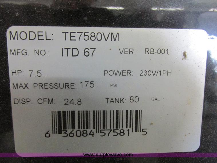 image for item L4066 Air American air compressor