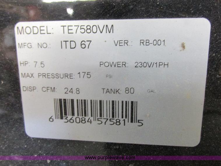 image for item L4066 Air American air compressor