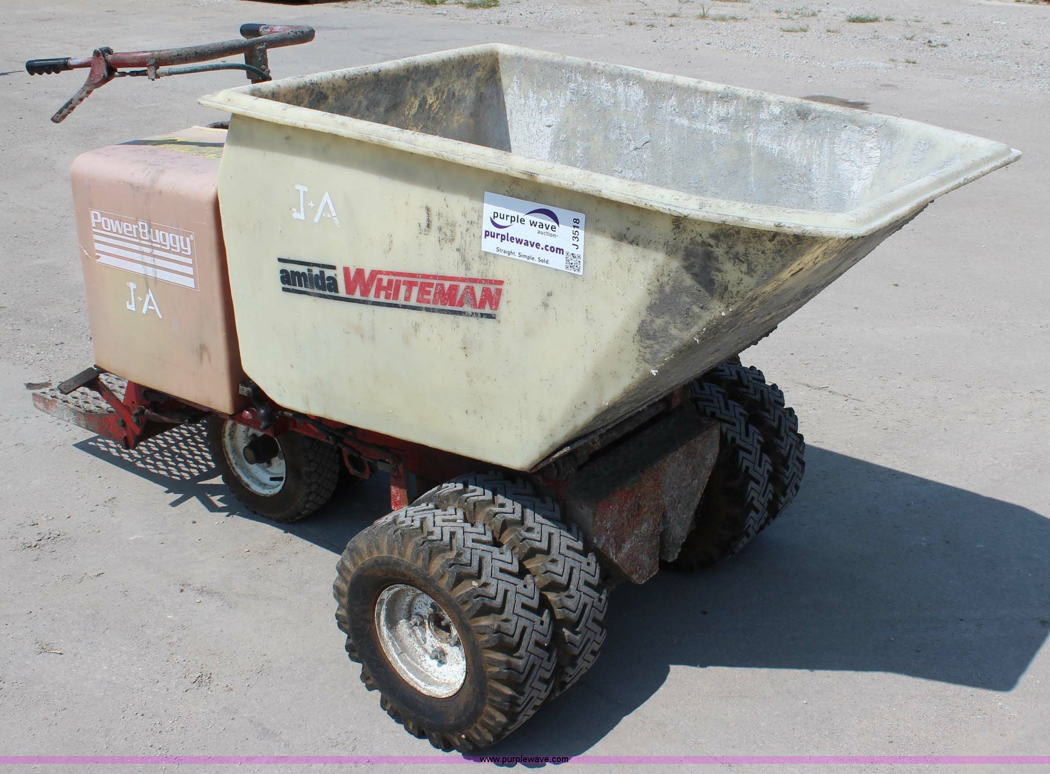 Amida Whiteman concrete buggy in Kansas City, KS Item J3518 sold