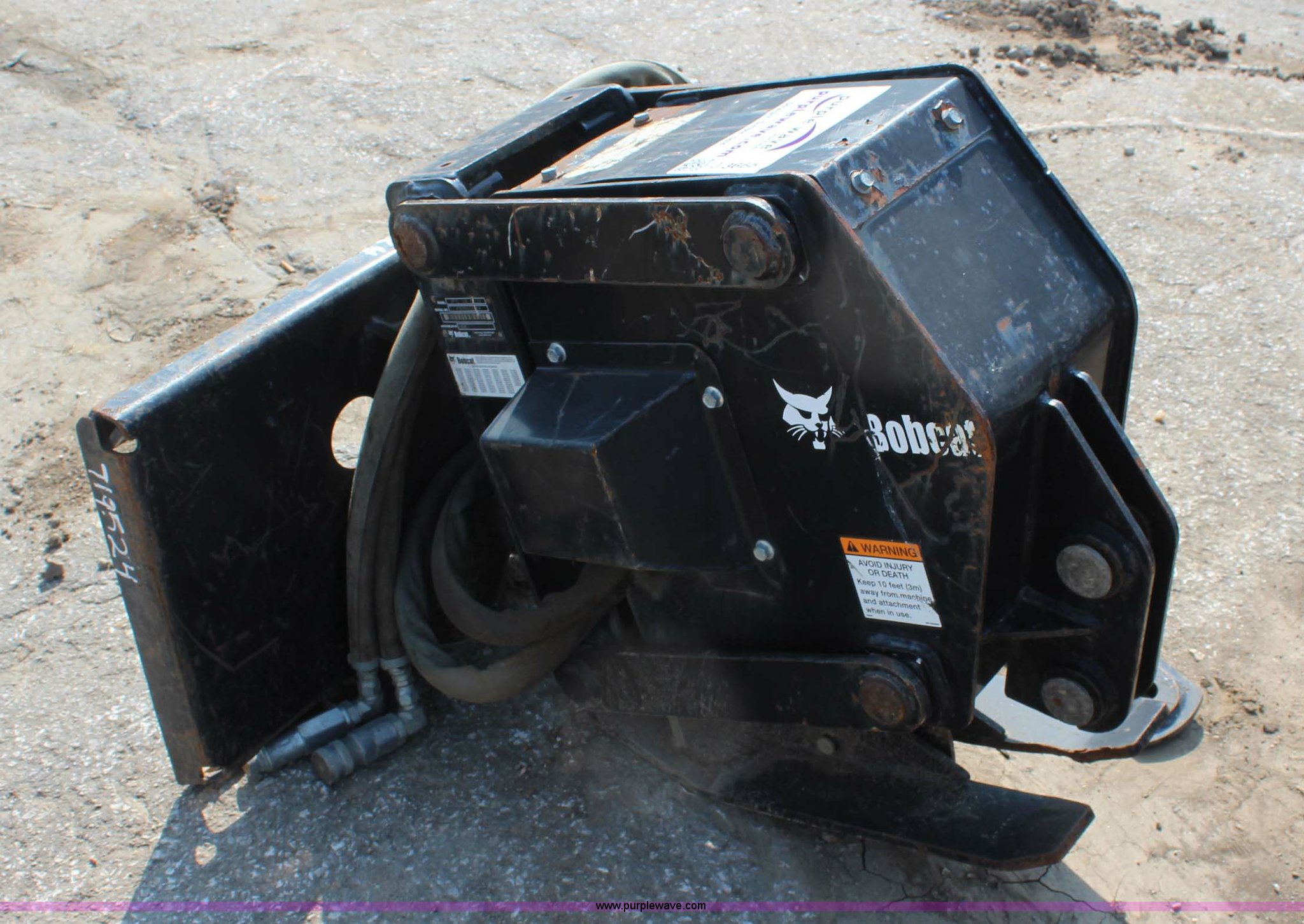 Bobcat VP12 vibratory plow skid steer attachment in Topeka, KS Item