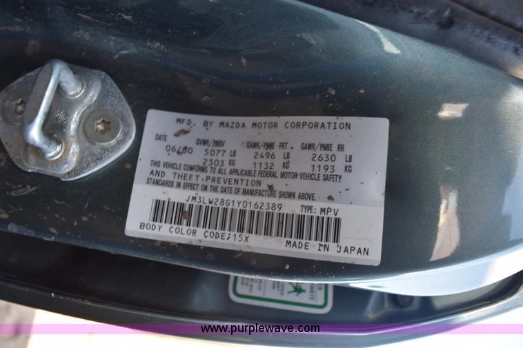 image for item L5853 2000 Mazda MPV
