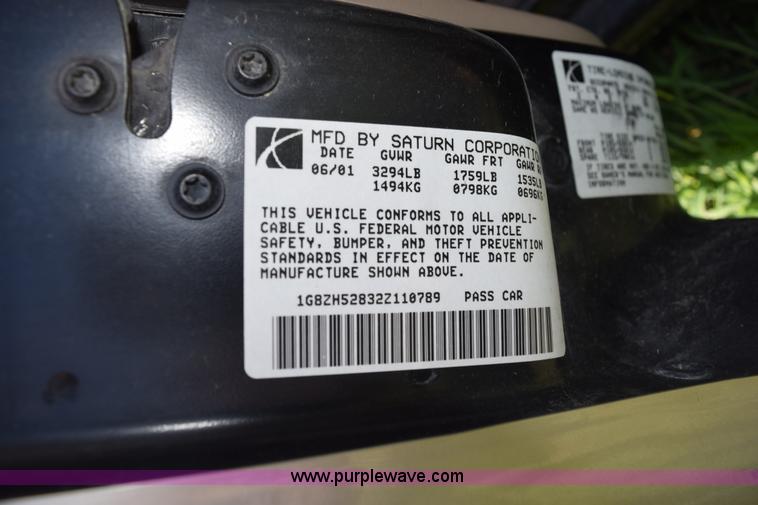 image for item L5893 2002 Saturn SL SL1