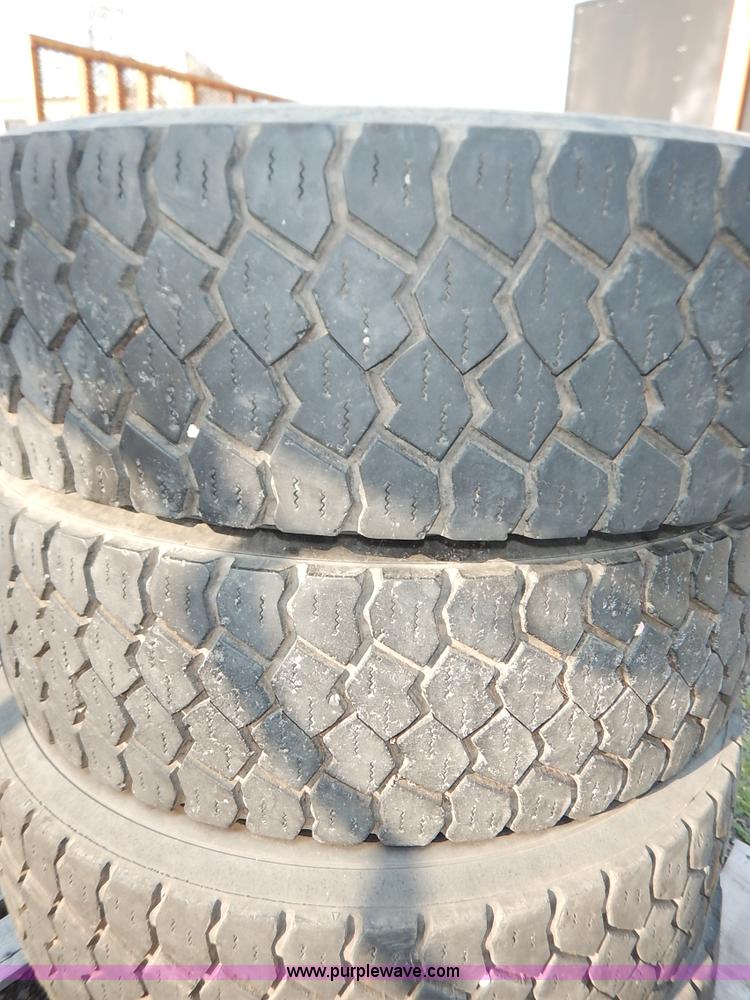 image for item BR9584 (4) Goodyear 245/70R19.5 tires