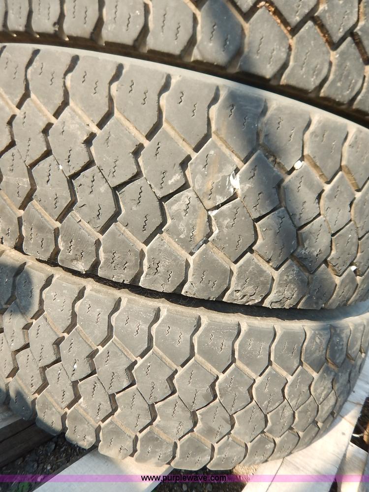 image for item BR9584 (4) Goodyear 245/70R19.5 tires