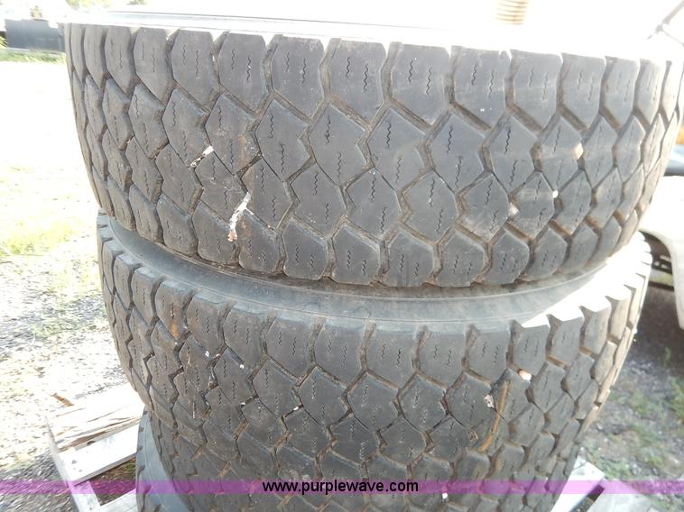 image for item BR9584 (4) Goodyear 245/70R19.5 tires