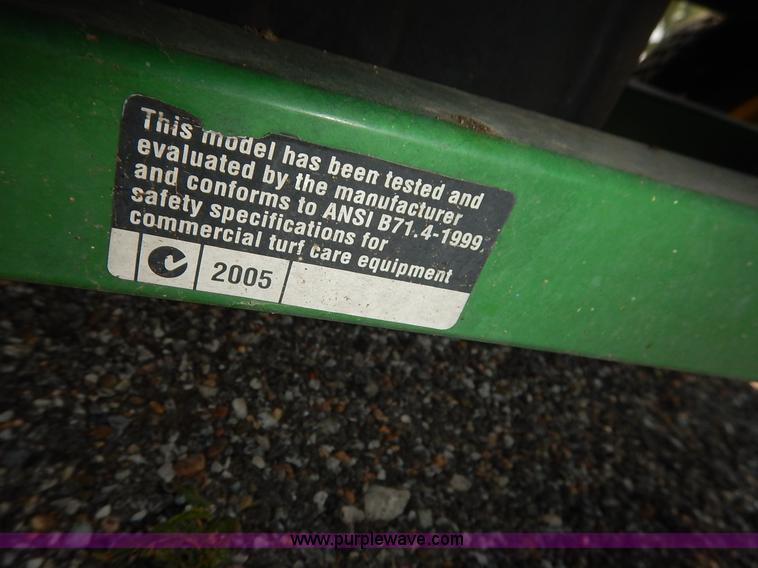 image for item J8145 2005 John Deere F1435 Series II ZTR lawn mower