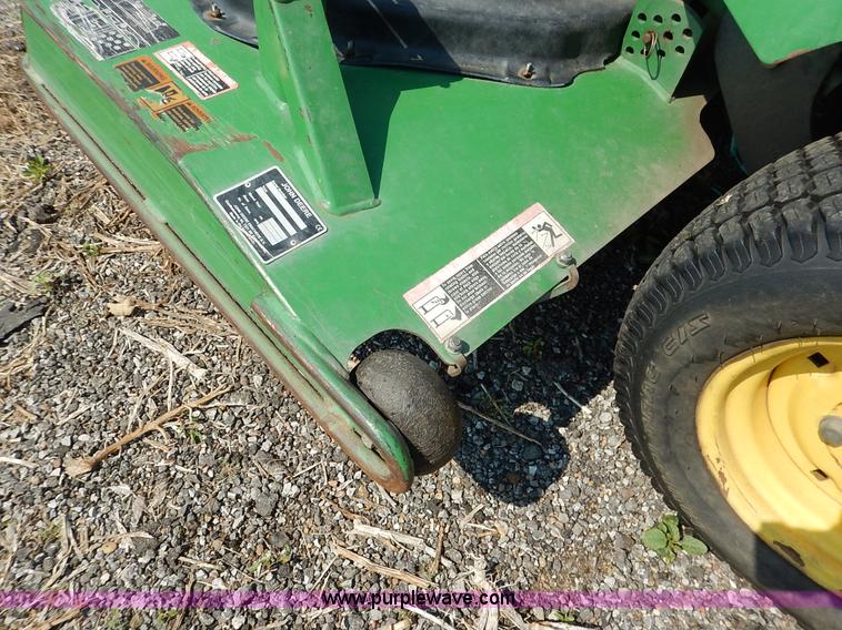 image for item J8149 John Deere 135 Series II ZTR lawn mower