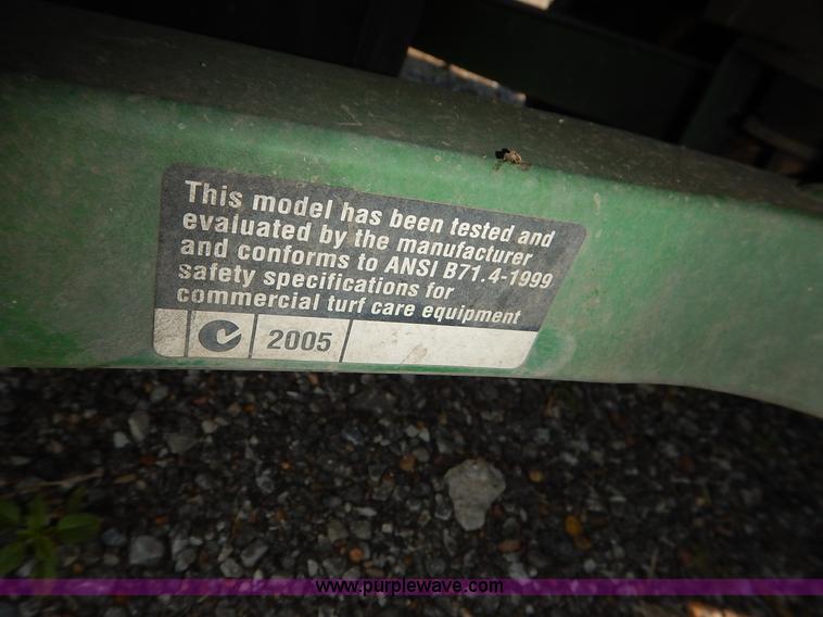 image for item J8149 John Deere 135 Series II ZTR lawn mower