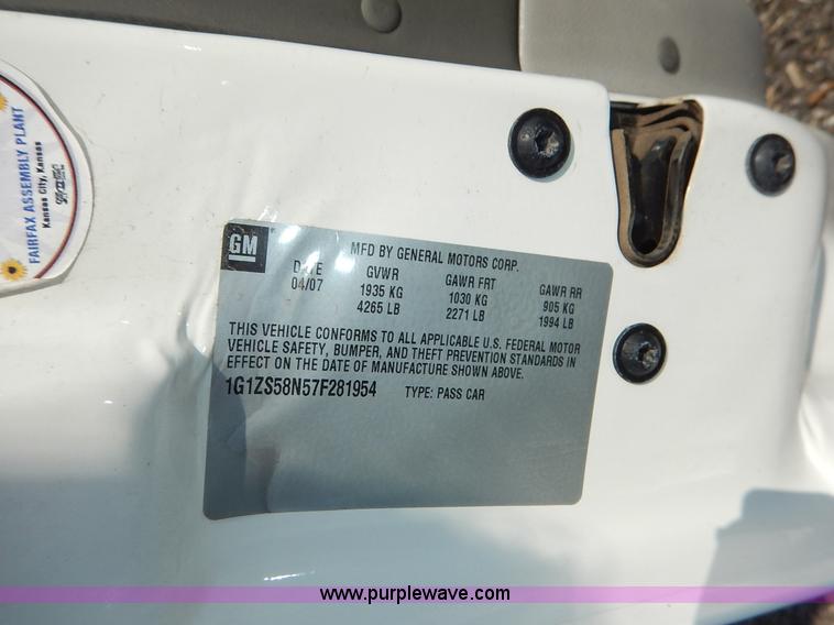 image for item J8161 2007 Chevrolet Malibu LS