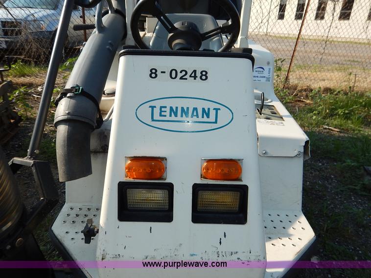 image for item L6250 2000 Tennant ATLV ride-on sweeper