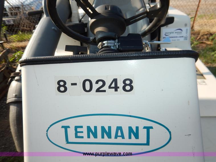 image for item L6250 2000 Tennant ATLV ride-on sweeper