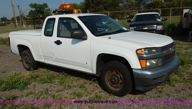 image for item L6255 2007 Chevrolet Colorado Ext. Cab pickup truck