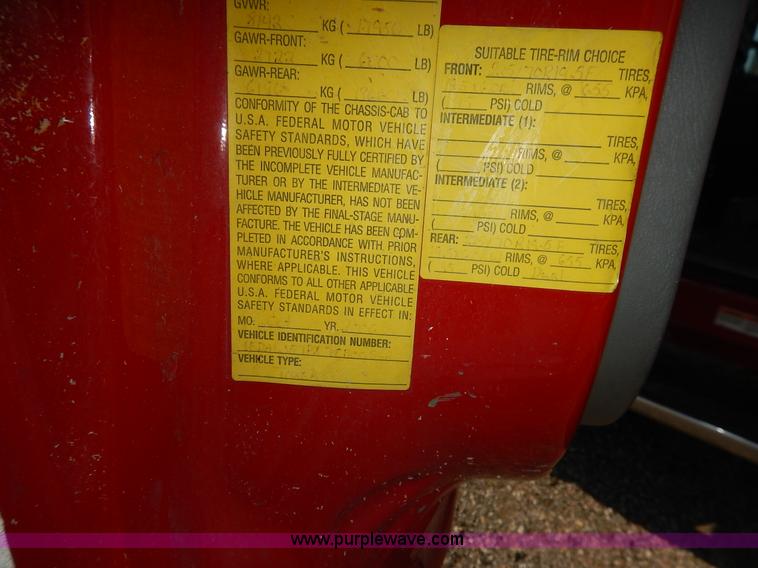 image for item L6259 2007 Ford F550 Super Duty XL Crew Cab utility truck