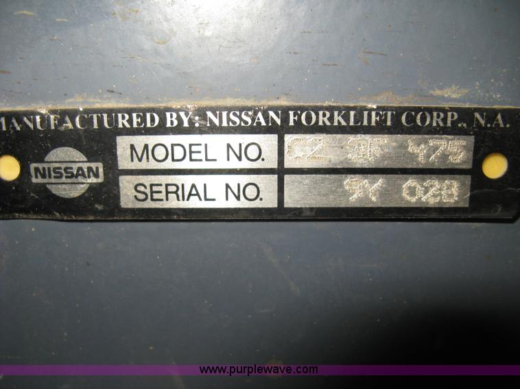 image for item L6264 2000 Nissan 40ES forklift