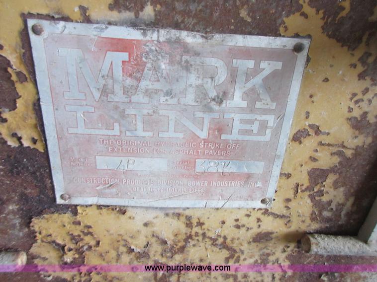 image for item BB9246 1972 Blaw-Knox PF-65 paver