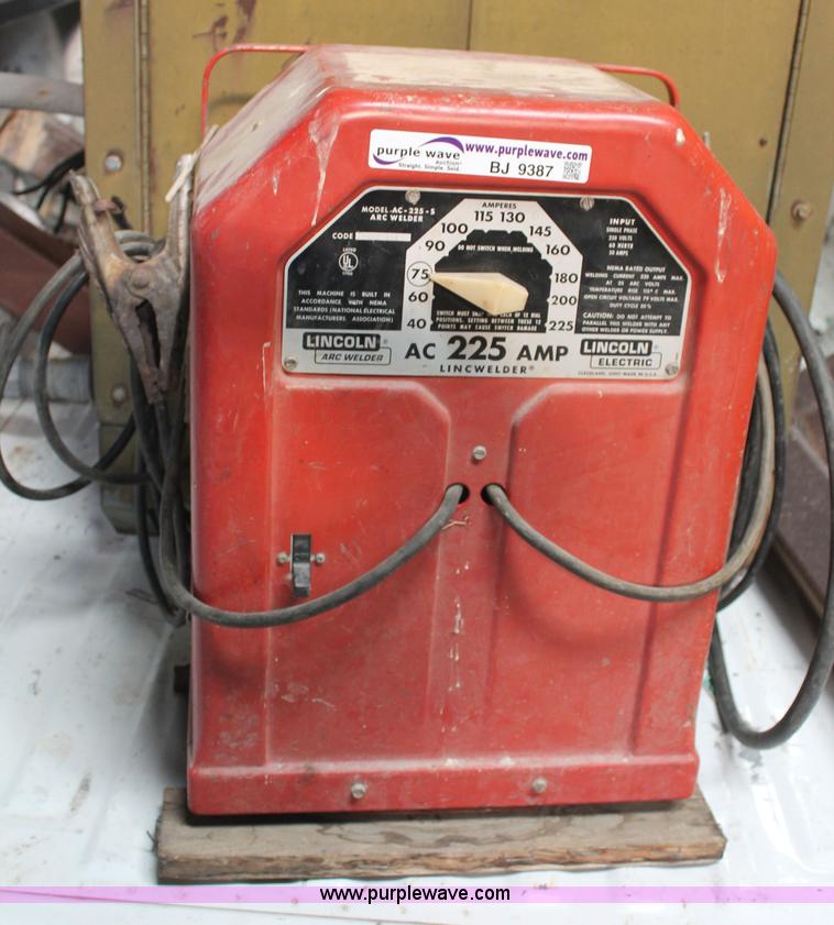 image for item BJ9387 Lincoln AC-225-5 arc welder