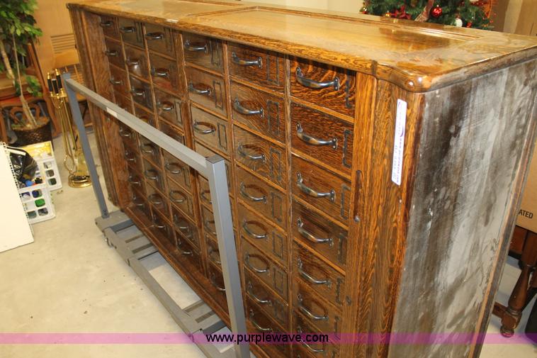 image for item BJ9393 48 drawer card filing cabinet