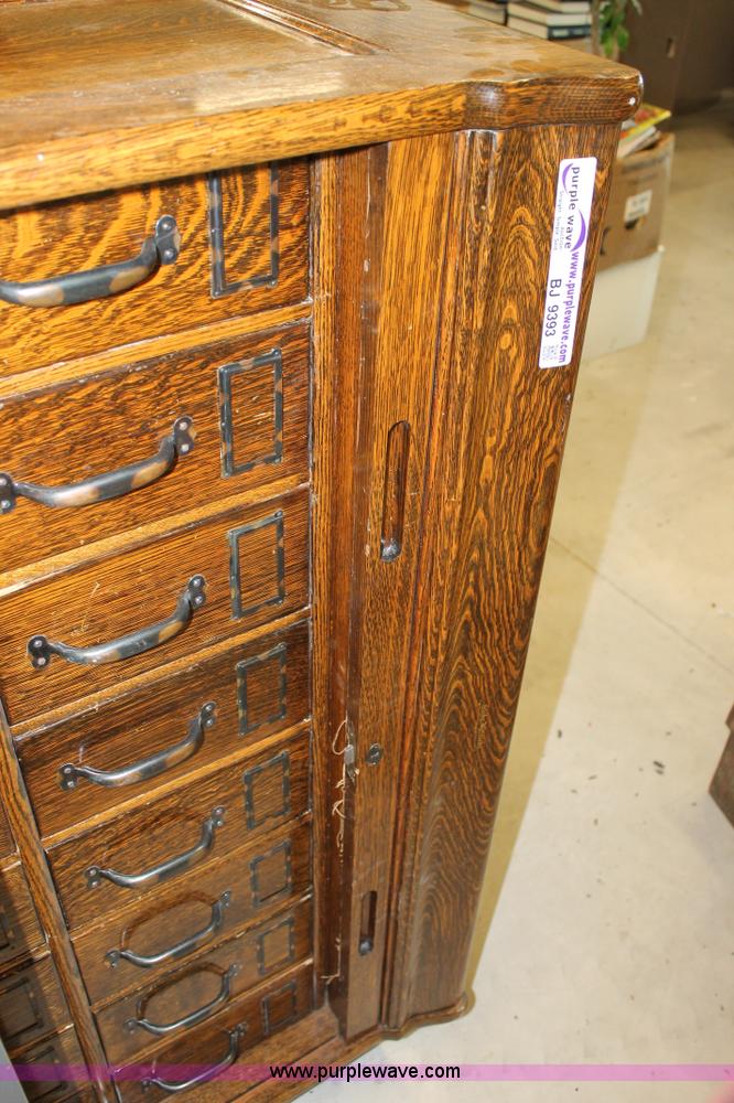 image for item BJ9393 48 drawer card filing cabinet