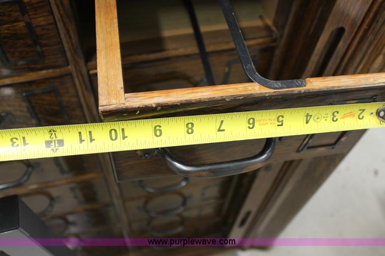 image for item BJ9393 48 drawer card filing cabinet