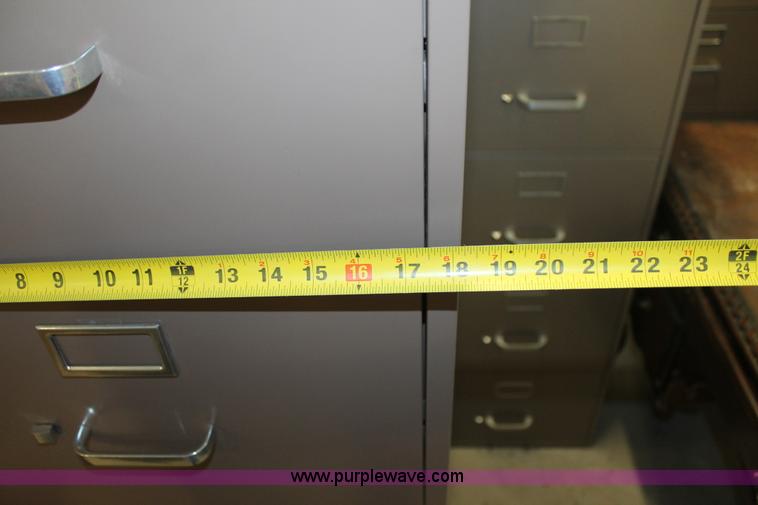 image for item BJ9398 (10) five drawer file cabinets