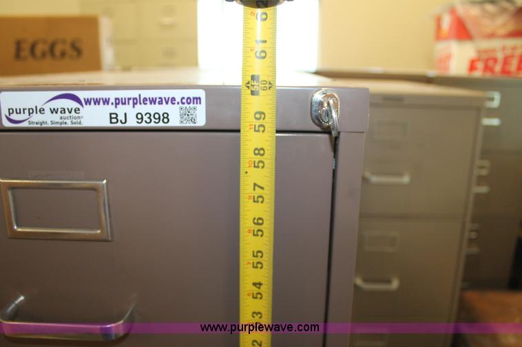 image for item BJ9398 (10) five drawer file cabinets