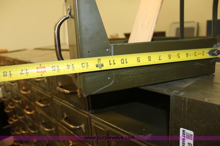 image for item BJ9399 (6) metal card folding cabinets