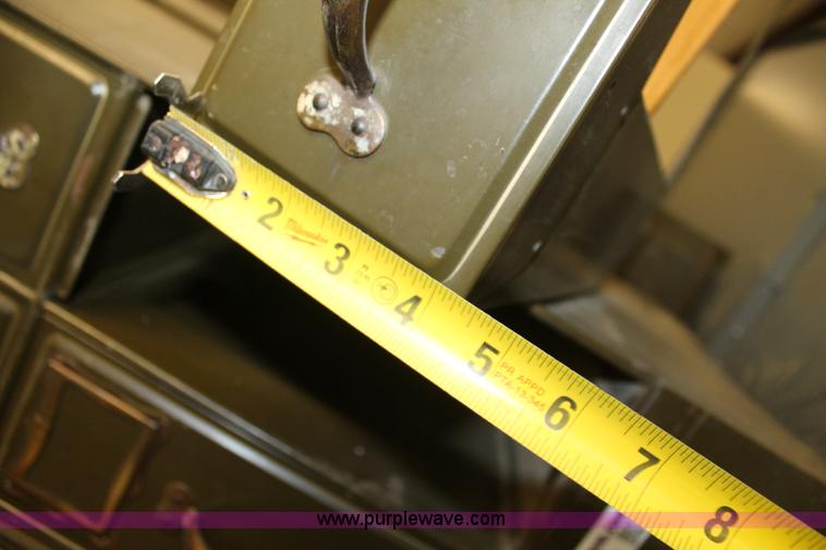 image for item BJ9399 (6) metal card folding cabinets