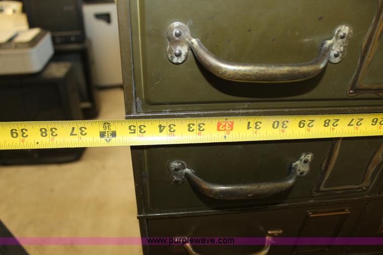 image for item BJ9399 (6) metal card folding cabinets