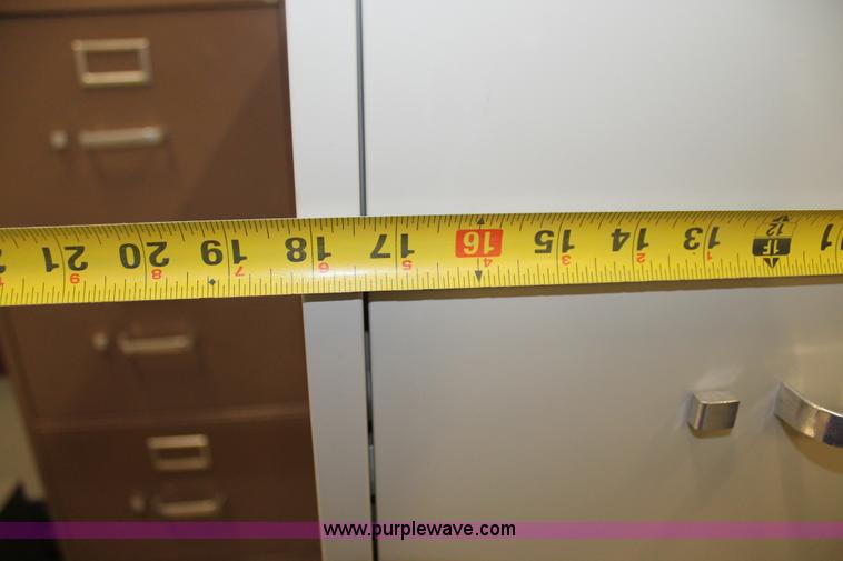 image for item BJ9401 Assorted five drawer metal filing cabinets