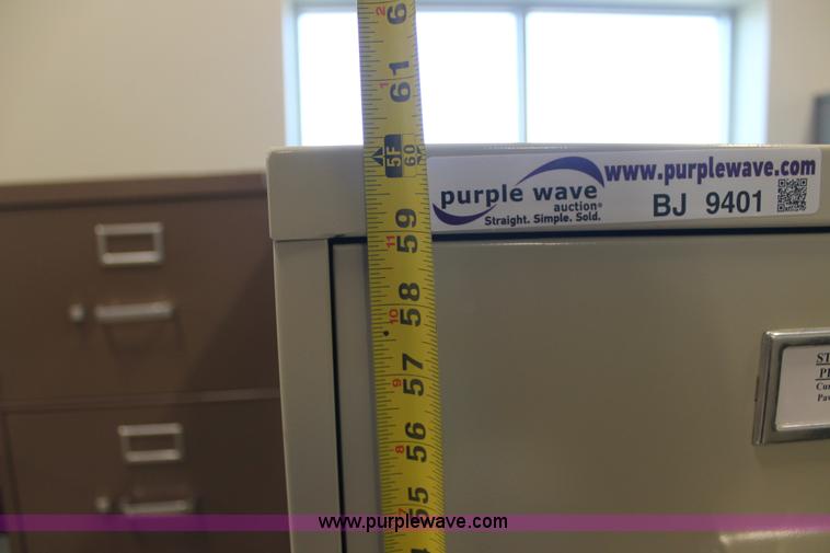 image for item BJ9401 Assorted five drawer metal filing cabinets